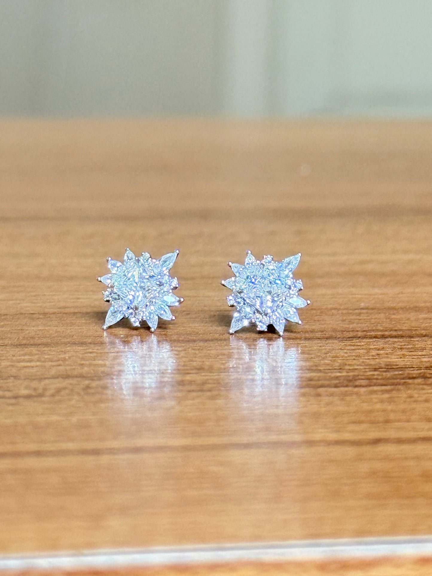The Sistora 'Stellar Glare' Starburst Cluster Studs (925 Silver)