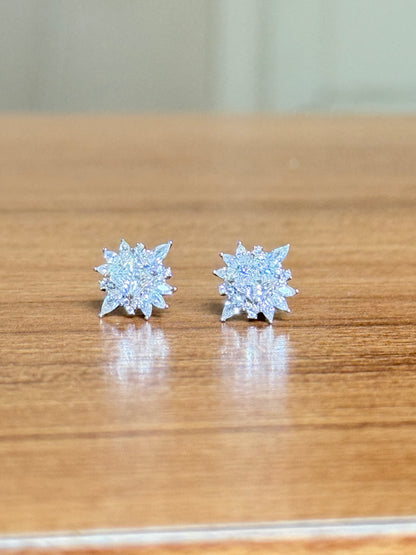 The Sistora 'Stellar Glare' Starburst Cluster Studs (925 Silver)